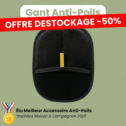 Gant contre les poils