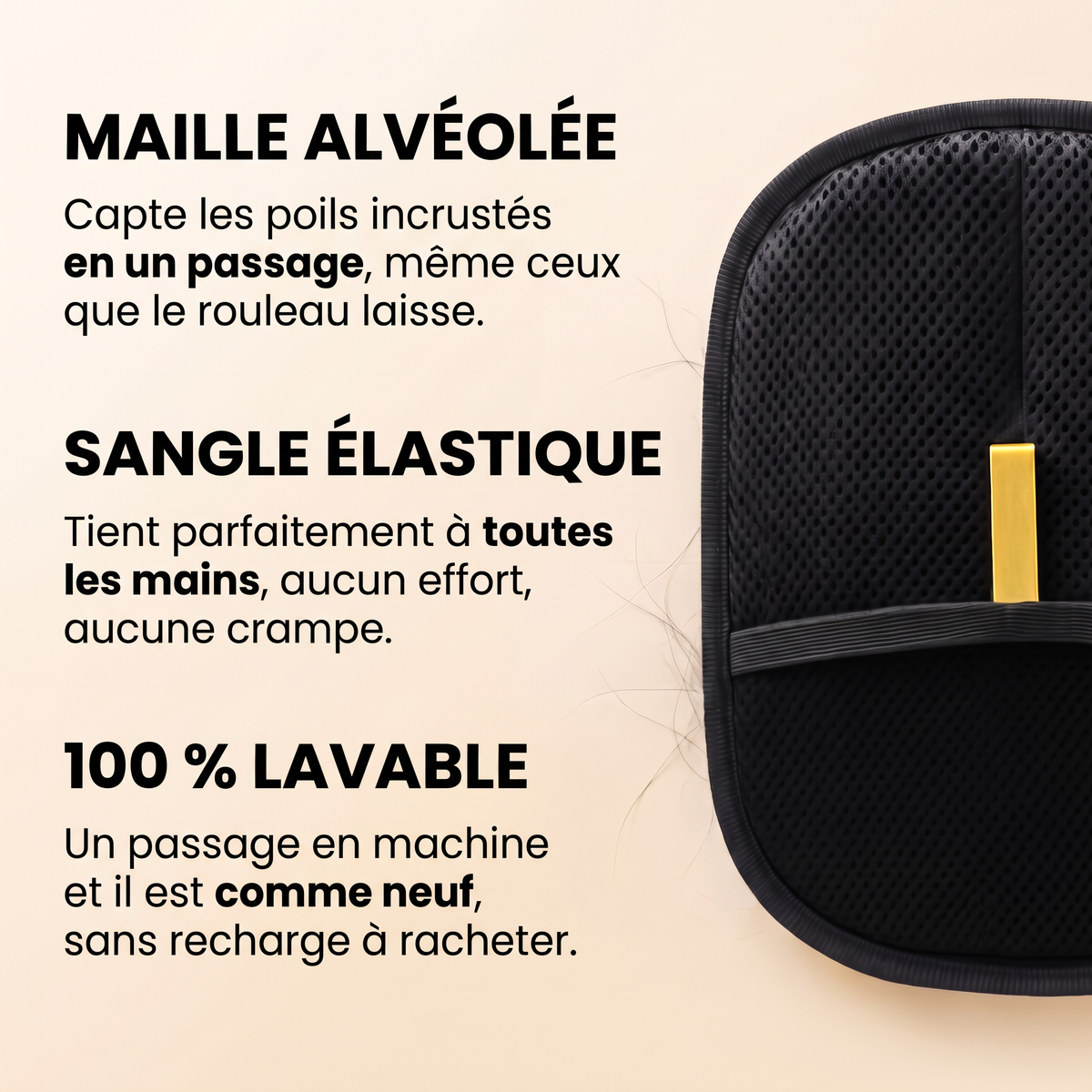 Gant contre les poils